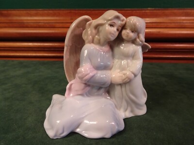 RUSS BERRIE PORCELAIN ANGEL FIGURINES, THE FIRST NOEL 15205