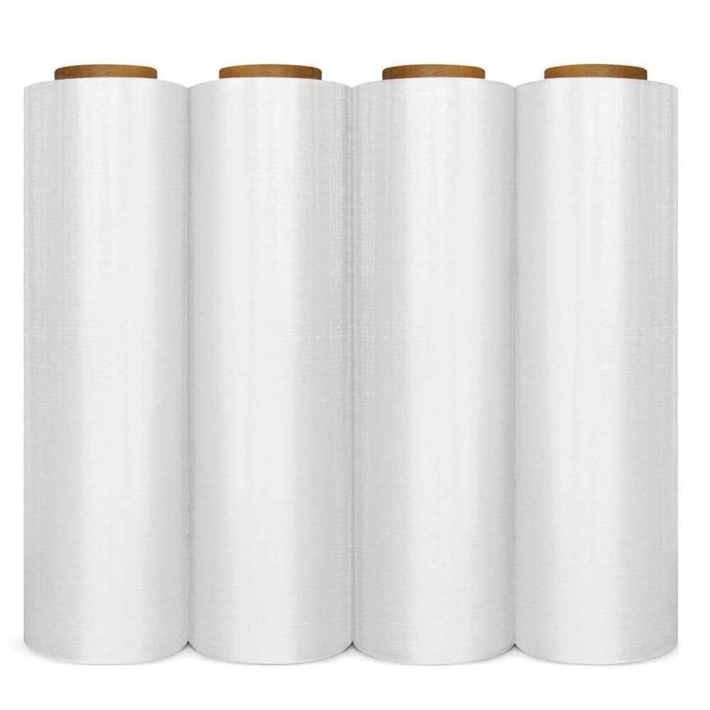 18" x 1500' 80 Gauge 4 Rolls Pallet Wrap Stretch Film Hand Shrink Wrap 1500FT Review