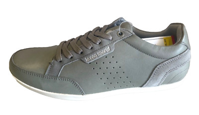 Le Coq Sportive Bizot Leather Men's Grey Casual Trainer Sneakers US-9 Shoes 42