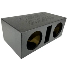 Dual 8" Mega Super Bass Series Subwoofer Box Ported 2x8" Woofers