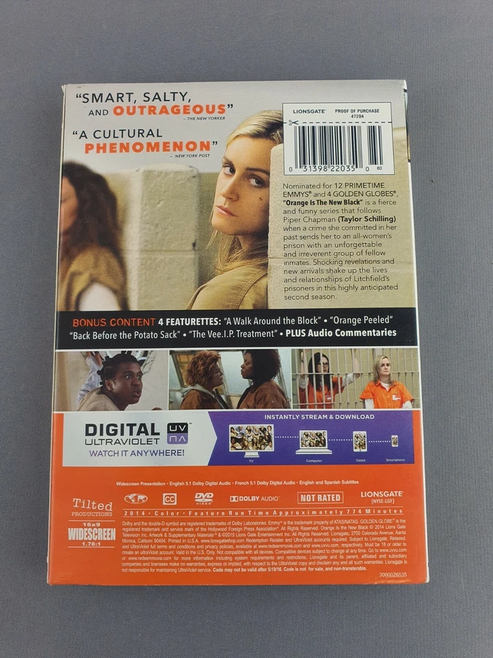 Orange is the New Black Season 2 18  DVD Tested & Working - Free P&P - VGC - Image 2 of 4