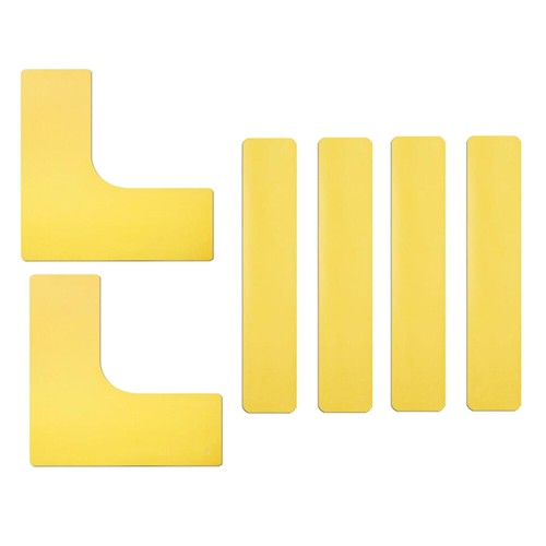 6 soldes Pcs Place Sign Line Sticker Ground Court Marker Sports Supplies