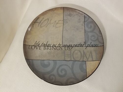 Carson Home Accents Life Takes Us To Unexpected Places Love Brings Us Home Plate