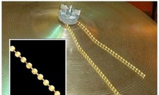 MusicianAtHeart CYMBAL SIZZLER CHAIN 24" Heavy Brass Ball Buzzing Drum Accessory