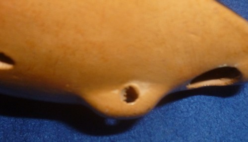 Lot/2 Ceramic SOUTH AMERICAN WHISTLES: BIRD WHISTLE & OCARINA From PERU Excl - Picture 4 of 8