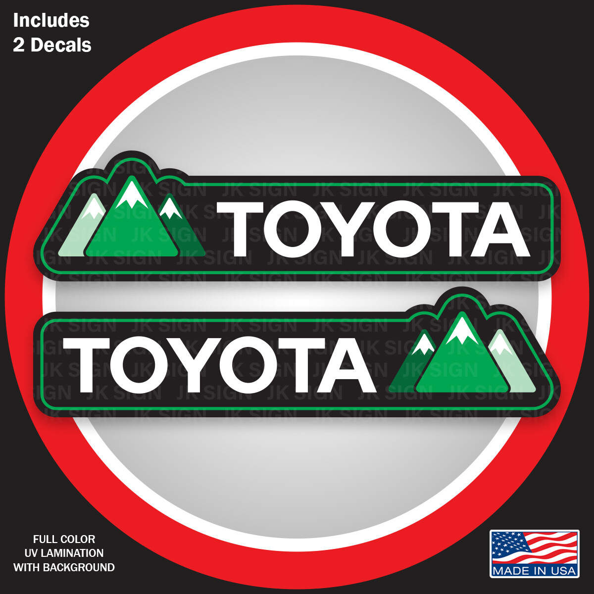 Toyota Overland Bedside Decals (Include 2 decals) | eBay