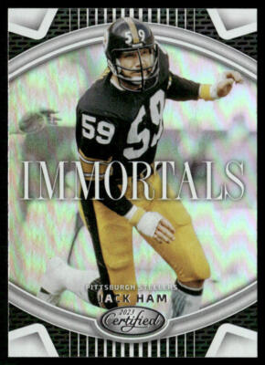 Jack Ham 2023 Panini Certified Immortals #I-6 Pittsburgh Steelers