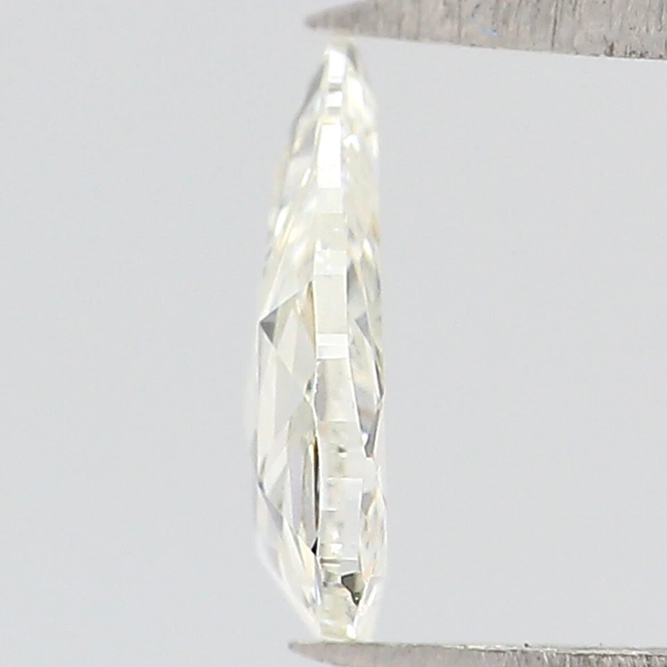 Natural Loose Pear White-I Color Diamond 0.39 CT 6.10 MM Rose Cut Diamond L1579 - Image 4 of 4