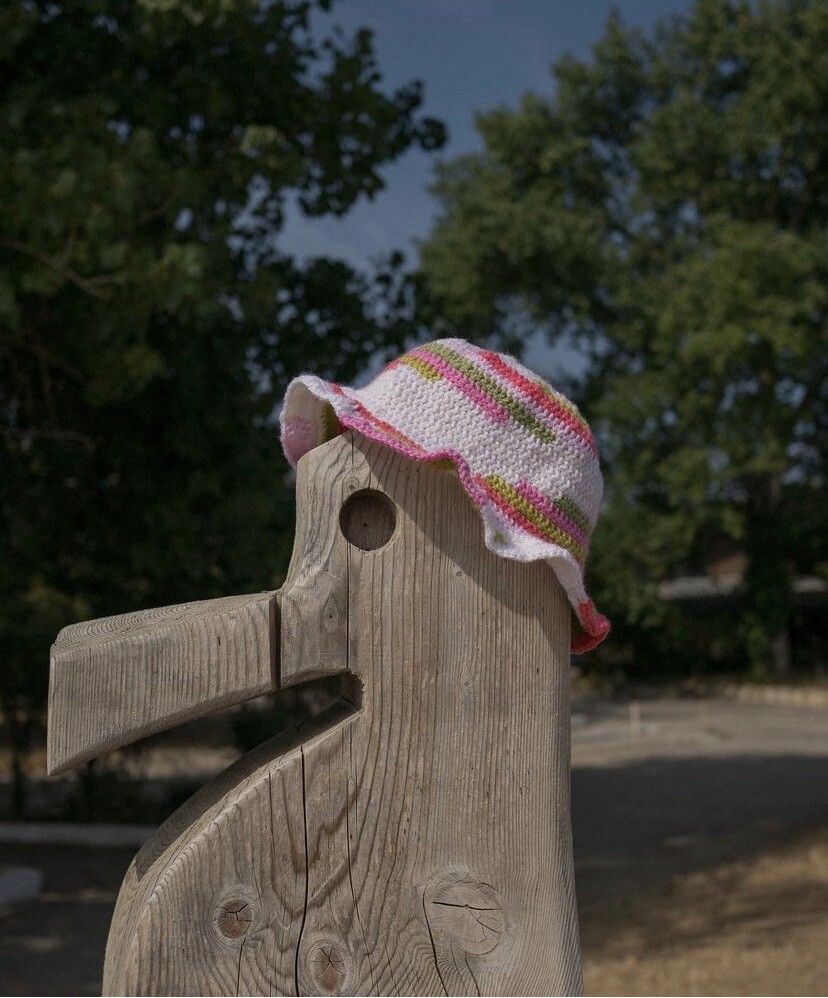 【MangoManyPlease】Tulip Bucket Hat バケットハット THE FACTORY MADE(ザファクトリーメイド) デニムチューリップ