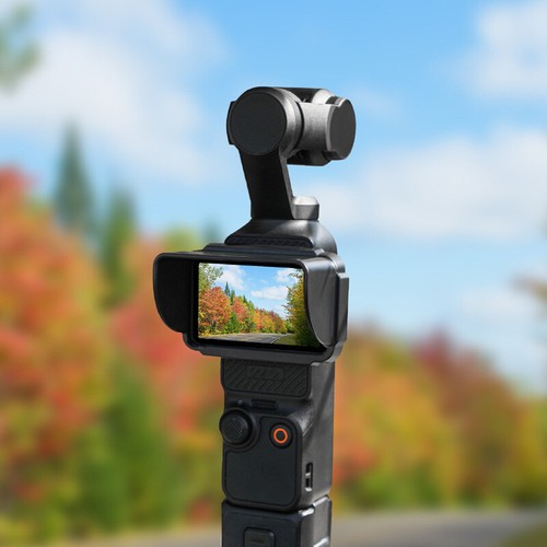 Black Screen Light Shield Screen Protective Cover Sunshade For DJI OSMO POCKET3 - 第 3/17 張圖片
