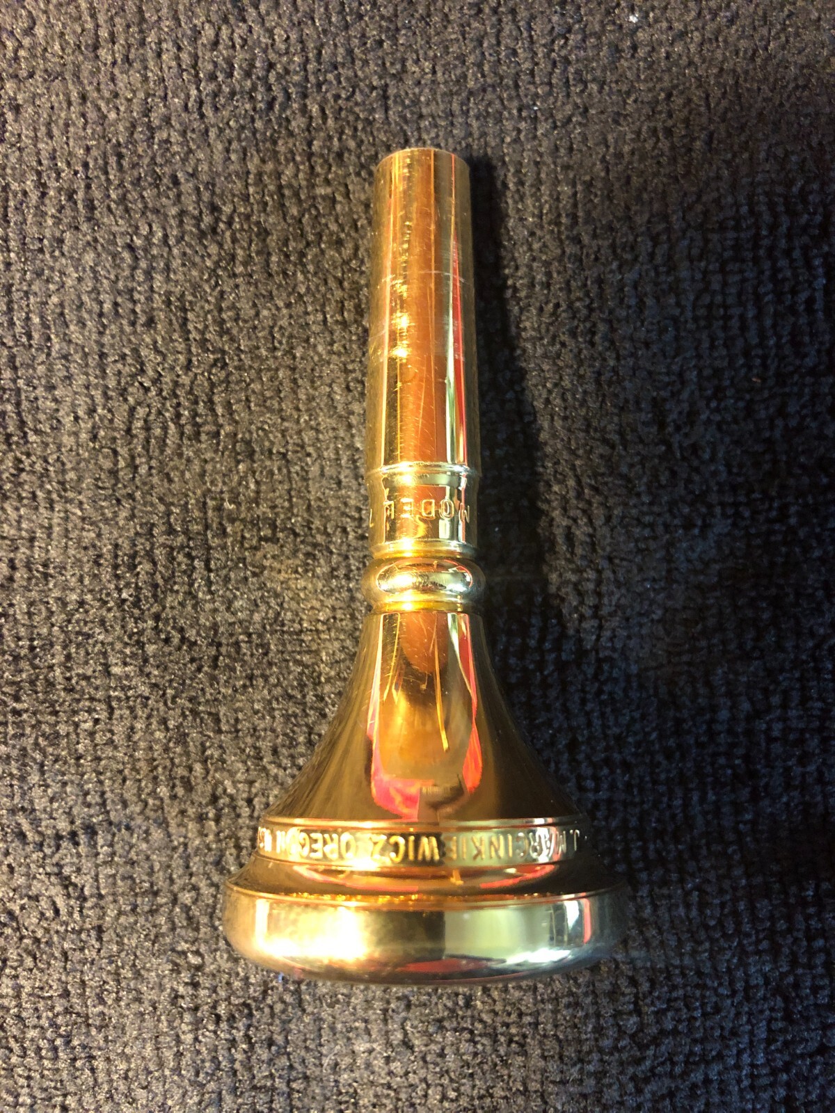 Genuine Marcinkiewicz 24k Gold Trombone Mouthpiece Et2 Ian McDougall