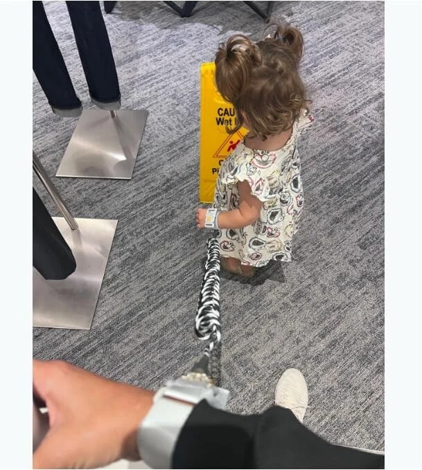 Correa de algodón orgánico suave de 6,5 pies para niños pequeños - bloqueo de inducción y función reflectante Foto 4 de 4