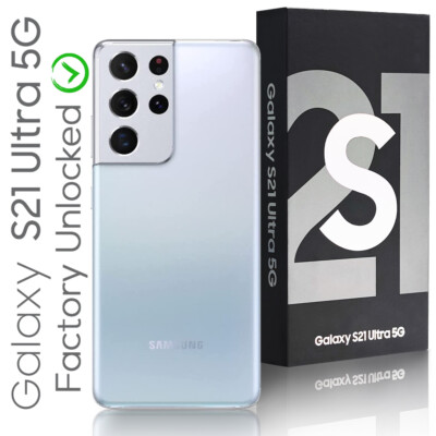 New Samsung Galaxy S21 Ultra 5G SM-G998U 128GB GSM+CDMA Unlocked