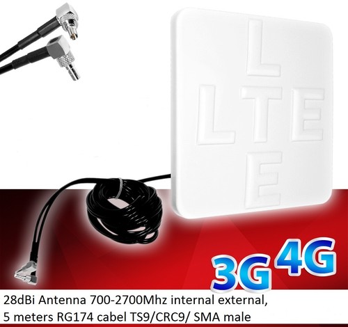 Antenna mobile a banda larga Huawei Aerial Booster E3272 E3372 E5180 E5377 E3276 CRC - Foto 1 di 3