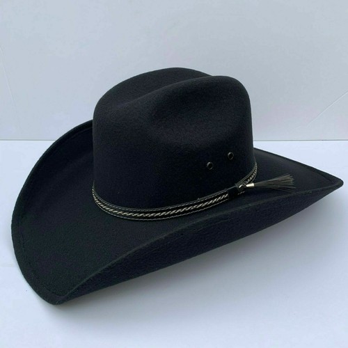 Men's Faux Felt Western Cowboy Tejana 