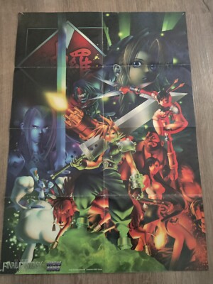 Final Fantasy VII 1997 Poster Original | eBay