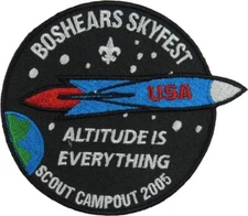 Georgia - Carolina Council GA 2005 Boshears Skyfest Scout BLK Bdr (Z2153)
