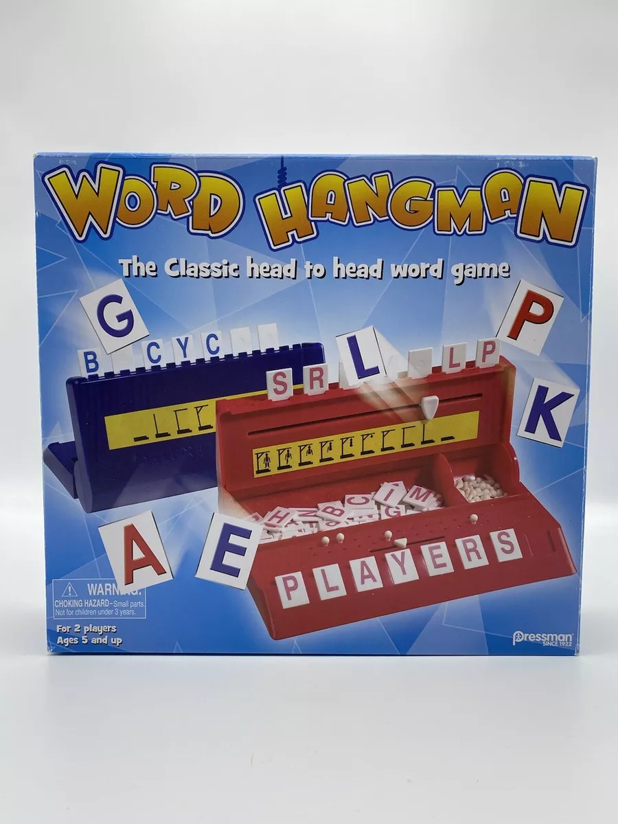 Pressman Toys - Word Hangman - Ages 6+, 2 Players - Used