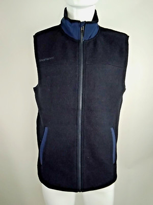 SmartWool Men Hudson Trail Fleece Vest Deep Navy Medium 02585-092