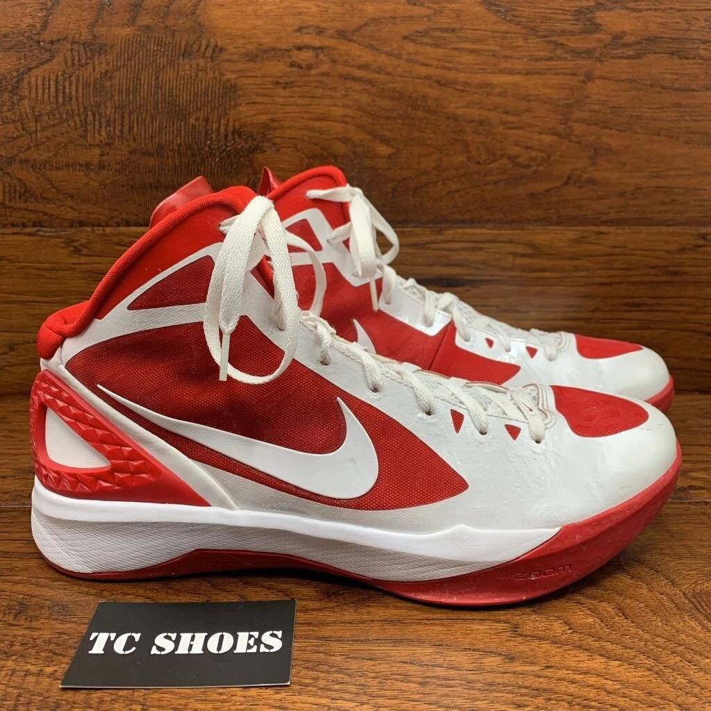 Nike Mens Zoom Hyperdunk Basketball Shoes Red 454138-104 Lace Up Top 13.5M eBay