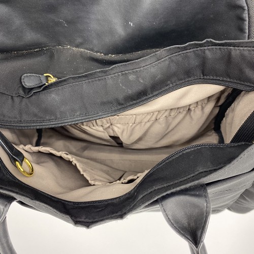 Skip Hop Diaper Bag Black Chelsea Downtown Satchel Gold Hardware Baby Pockets - Picture 6 of 12
