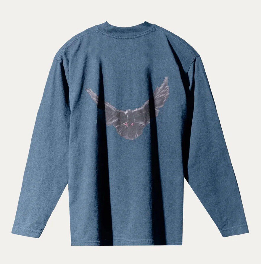 Yeezy Gap Engineered by Balenciaga Dove No Seam Long Sleeve Men’s Large Blue