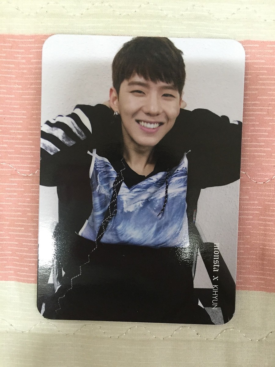 MONSTA X Debut Album Trespass Kihyun Photo Card Korea Official K