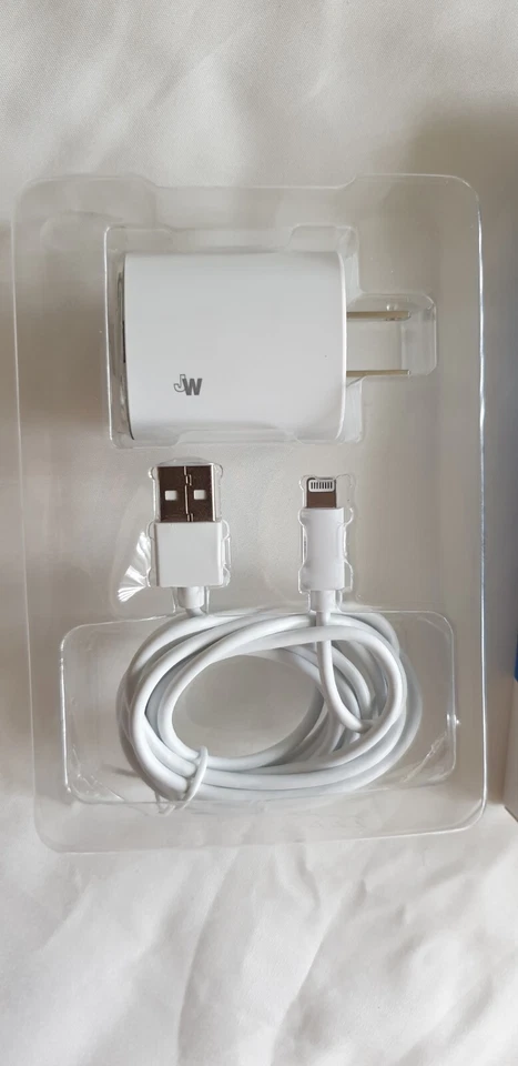 Just Wireless Dual Home Charger 17 watt /3.4A USB-A with 6ft Cable For iPhone  - Image 2 of 2