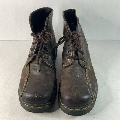 Vintage Dr Martens Boots 9303 Brown Leather Mens Size 8 Docs 
