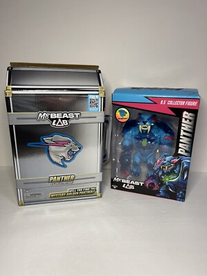 MrBeast Mr Beast Lab 6.5 Inch Panther Collector Figure Open Box