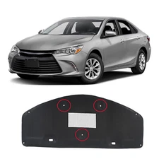 Fit for TOYOTA Camry 12-17 Cotton Hood Engine Sound Heat Insulation Pad Black