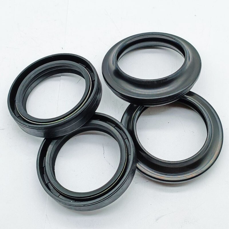 ppp4枚 FORK DUST WIPER SEALS REBUILD KIT 4 pack for Kawasaki ZX600D NINJA