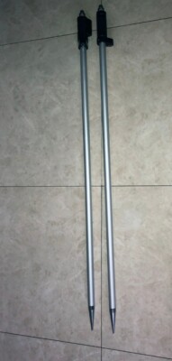 NEW 2PCS 2.15m ( 7 ft ) Prism pole for total stations Surveying 5/8''x11 thread