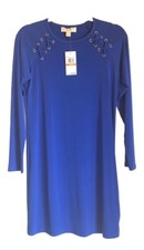 NWT Michael Kors Blue Swing Dress Size Small RV$125
