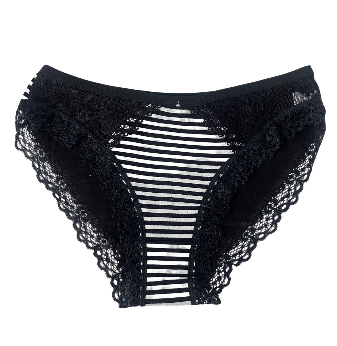 Slip Quotidiani FUDE Floreale Lotto Da 5 Slip Bikini Donna In Pizzo Floreale, Cotone Elastico - Confortevoli E Carini Per Tutti I Giorni Filtro Aria - Foto 5