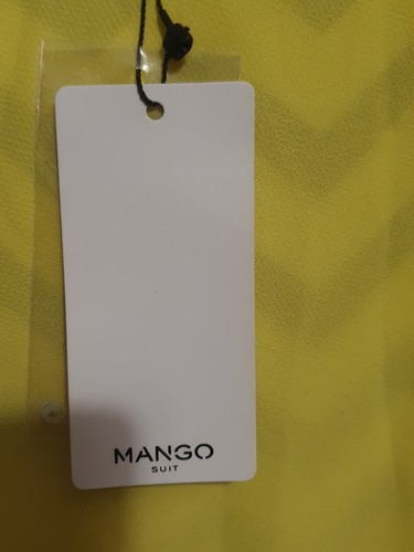 Mango Suit Yellow Medium Sleeveless Blouse - Picture 4 of 6