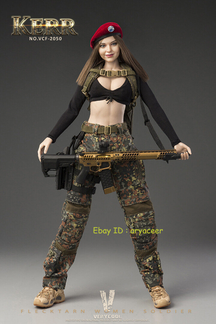 Verycool Toy VCF-2050 Flecktarn Women Soldier Kerr 1/6 Action