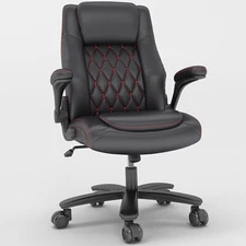 High Back Executive Swivel Office Chair Ergonomic PU Leather Computer Desk Chair