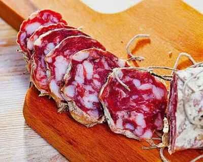 SALAME UMBRO CASERECCIO TIPICO SALAMI UMBRIA SALUMI NORCIA PRODOTTI Umbri 500gr