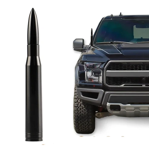 Bullet Antenna for Ford F150 Chevy Silverado GMC Sierra Dodge RAM Truck-50 Cal - Foto 1 di 11