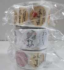 1500 pcs THANK YOU FOR SUPPORTING MY SMALL BUSINESS seals STICKERS labels