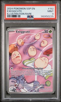 PSA 9 Exeggcute #192 2024 Pokemon Surging Sparks 140450235 | eBay