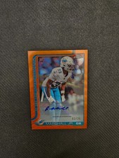 Topps Chrome Jason Marshall Jr. Rookie Autograph Orange Wave /25 Miami Dolphins