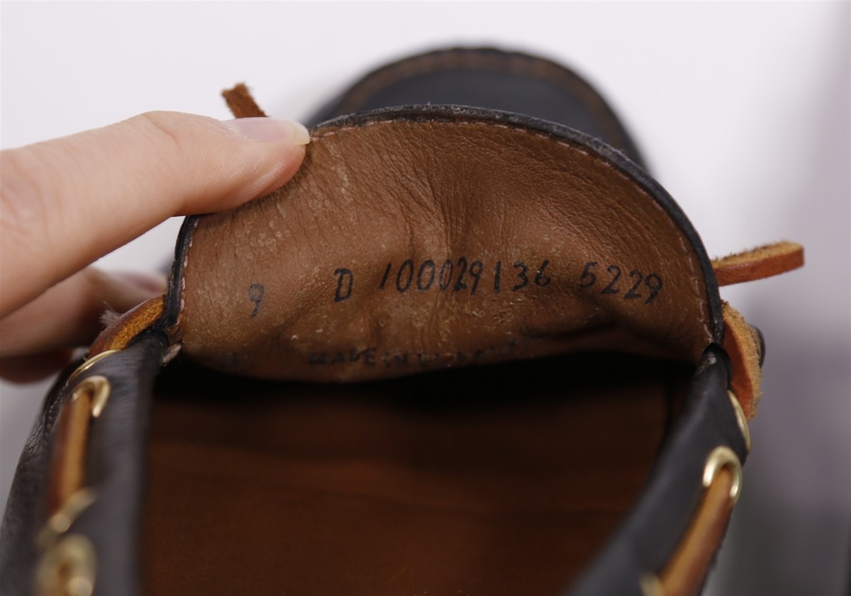 Brooks Brothers Black Brown Driving Moccasins Slip On 