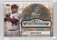 2018 Topps Update MLB Postseason Logo Manufactured David Freese Patch 12w4