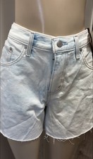 Levi's Cinch Mid-Thigh Shorts Light Wash Denim Loose Fit Mid Rise 28