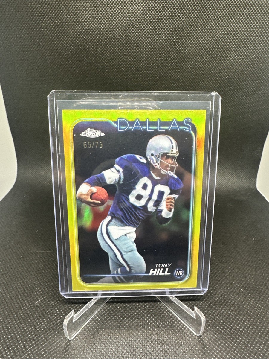 2024 Topps Chrome - Tony Hill #56 Yellow Wave Refractor /75 for