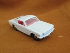 Matchbox #8 Mustang white with red interior steerable wheels by Lesney  England