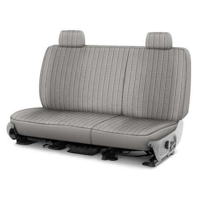 For Ford F-150 19-20 Dash Designs Allure 2nd Row Silver Custom Seat Covers