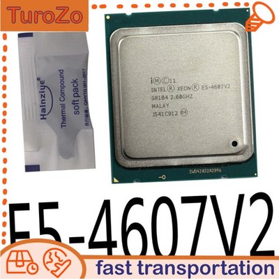 E5-4607V2 Intel Xeon 2.60GHz 6Core 15M LGA2011 CPU Processor Used
